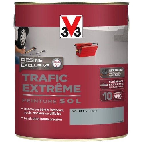 Peinture Sol V33 Trafic Extrême Gris Clair 2,5L