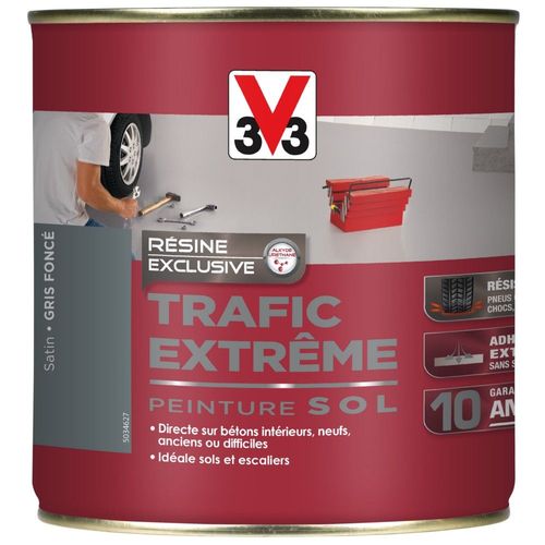 Peinture Sol V33 Trafic Extrême Gris Foncé 0,5L