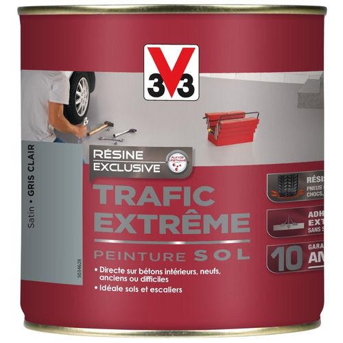 Peinture Sol V33 Trafic Extrême Gris Clair 0,5L