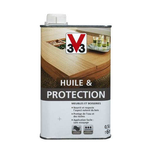 Huile & Protection Meubles Boiseries V33 Argent 0,5L