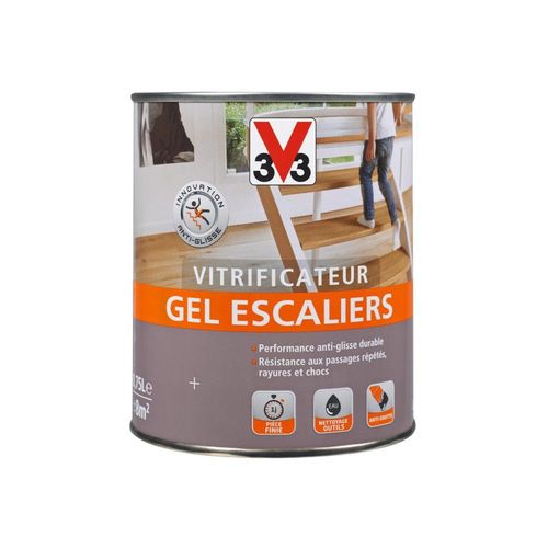 Vitrificateur Gel Escalier V33 Incolore Mat 750ml