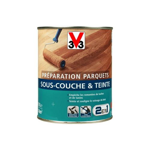 Sous-Couche & Teinte Parquet V33 Teck 0,75L