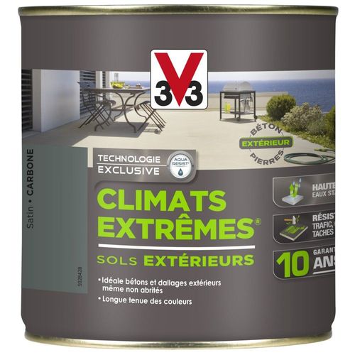 Peinture V33 Climats Extrêmes Sol Carbone 0,5L