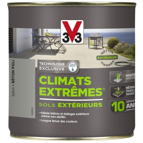 Peinture V33 Climats Extrêmes Sol Béton Poli 0,5L