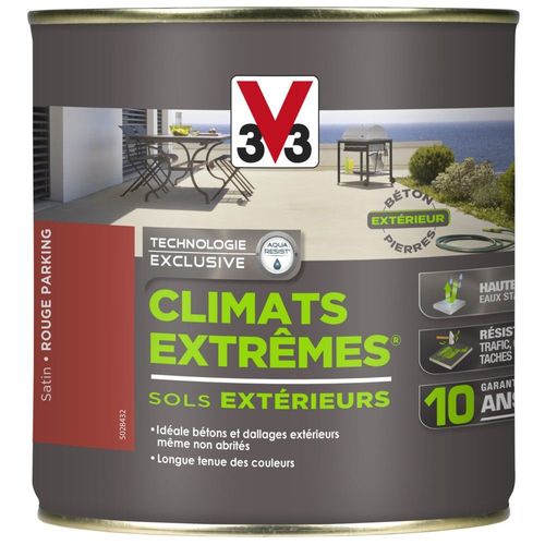 Peinture V33 Climats Extrêmes Sol Rouge Parking 0,5L