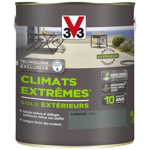 Peinture V33 Climats Extrêmes Sol Carbone 2,5L