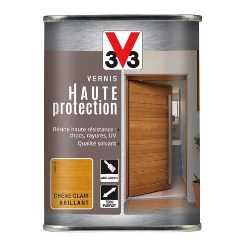Vernis Haute Protection Brillant Chêne Clair V33 1L