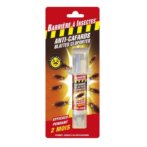 Anti-Cafards Cloportes BARRIERE A INSECTES 1 Seringue de 10 g