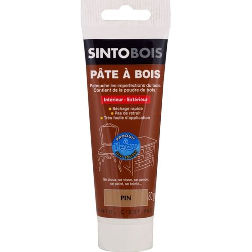 Pâte à bois à l'eau Sinto pin 80gr