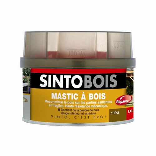 Mastic à bois dur Sinto chêne 190gr