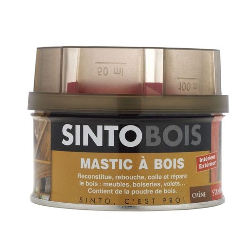 Mastic à bois standard Sinto chêne 170ml