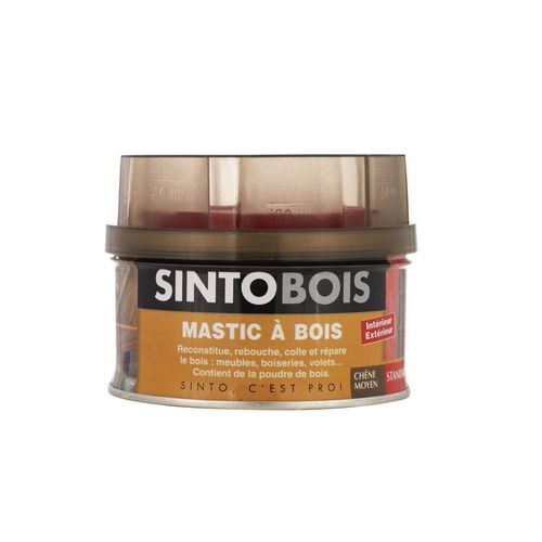 Mastic à bois standard Sinto chêne moyen 170ml