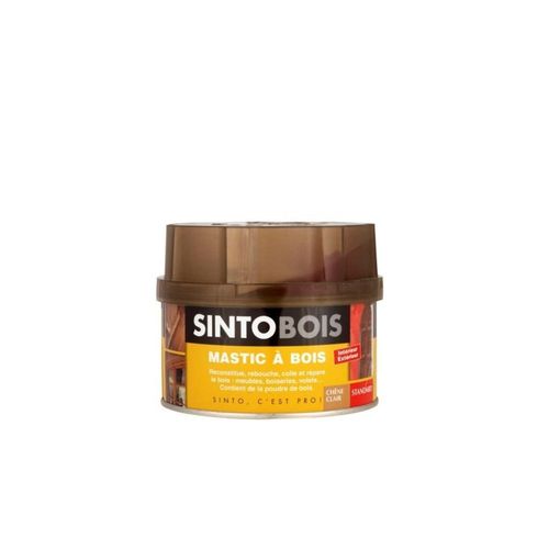 Mastic à bois standard Sinto chêne clair 500ml