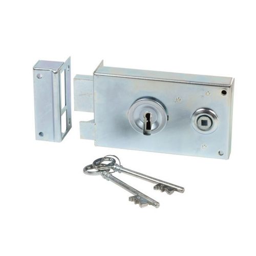 Serrure en applique horizontal Bricard 140x80mm droite