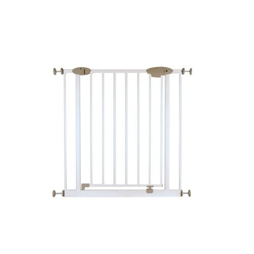 Barrière de Sécurité Enfants SPTD Métal Moka Blanche (73 A 81cm)