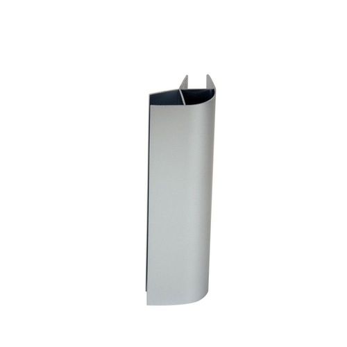 Raccord Angle Droit Plinthe SPTD 16/19 x 150mm Gris Aluminium x4