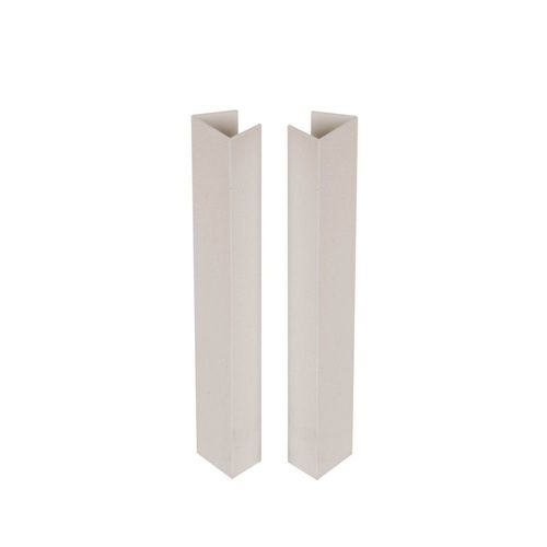 Raccord Finition U Plinthe SPTD 16/19 x 150mm Blanc x4