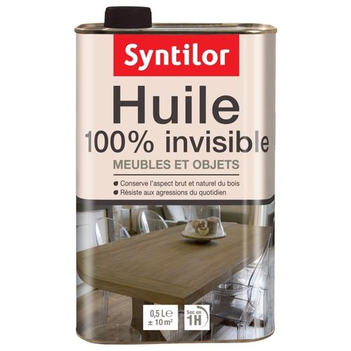 Huile 100% invisible meubles et objets SYNTILOR 0,5L