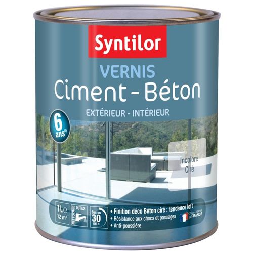 Vernis Ciment, Béton SYNTILOR Incolore 1L