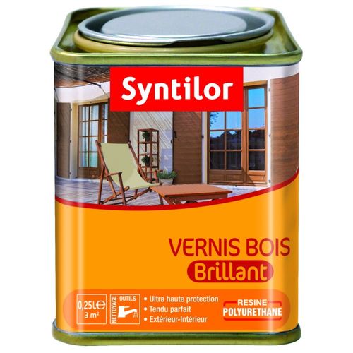 Vernis Bois Brillant SYNTILOR Chêne Doré 0,25L