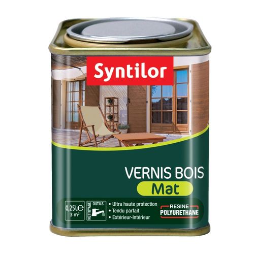 Vernis Bois Mat SYNTILOR Incolore 0,25L