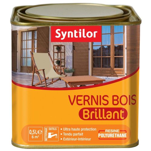 Vernis Bois Brillant SYNTILOR Chêne Clair 0,5L