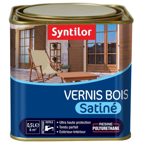 Vernis Bois Satiné SYNTILOR Chêne Clair 0,5L