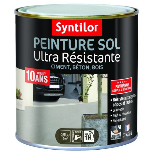 Peinture Sol Ultra Résistante SYNTILOR Brun Chaud 0,5L
