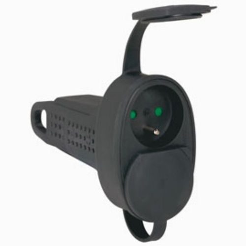 Multiprise biplite Legrand 16 A à raccorder noire