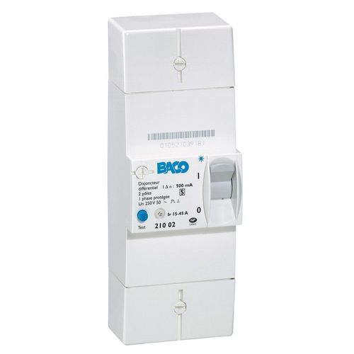 Disjoncteur de Branchement LEGRAND Erdf Tarif Bleu 500Ma 15/30/45A Sélectif