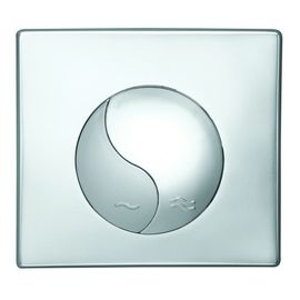 Plaque de Commande SIAMP Chromée Mat