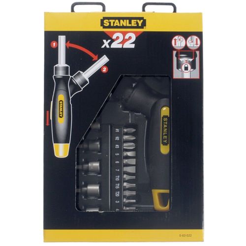 Coffret Tournevis à Cliquet STANLEY 25 pièces