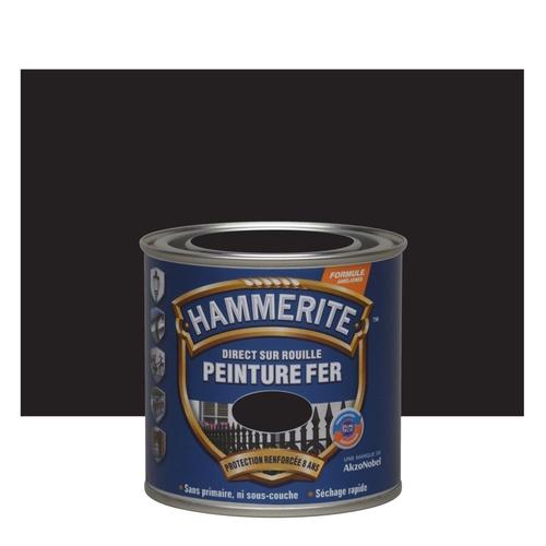 Peinture fer Hammerite Noir 0,25 L