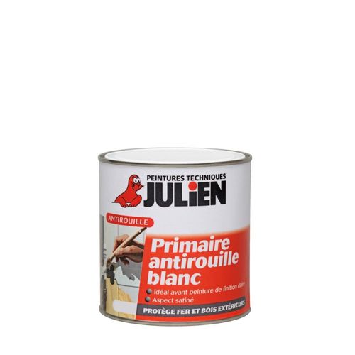 Sous-couche antirouille JULIEN FERI'PRIM Blanc Satiné 0,5 L