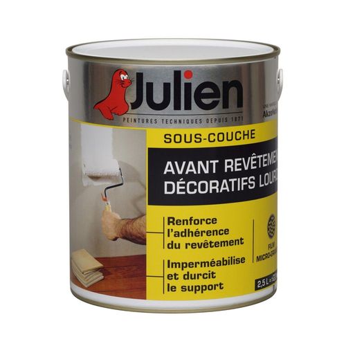 Sous-Couche décoration lourde JULIEN J9 Blanc Mat 2,5 L