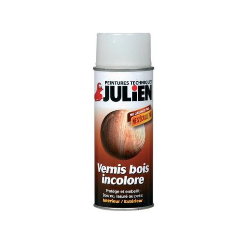 Aérosol vernis à bois JULIEN satiné incolore 400ml