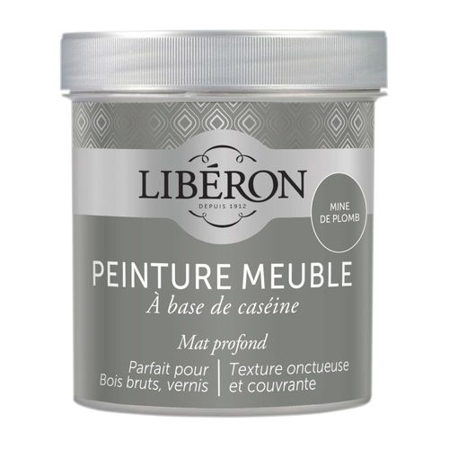 Peinture Meuble Caséine LIBÉRON 0.5L Mine De Plomb