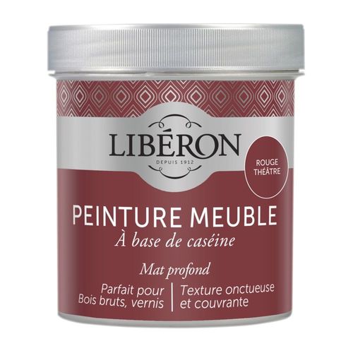 Peinture Meuble Caséine LIBÉRON 0.5L Rouge Théâtre