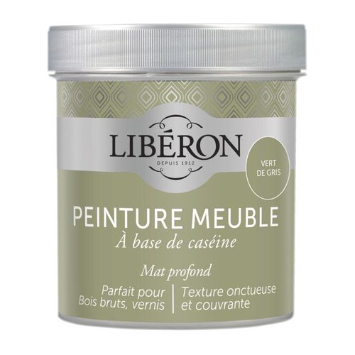 Peinture Meuble Caséine LIBÉRON 0.5L Vert De Gris