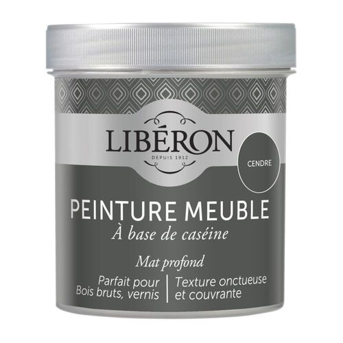 Peinture Meuble Caséine LIBÉRON 0.5L Cendre