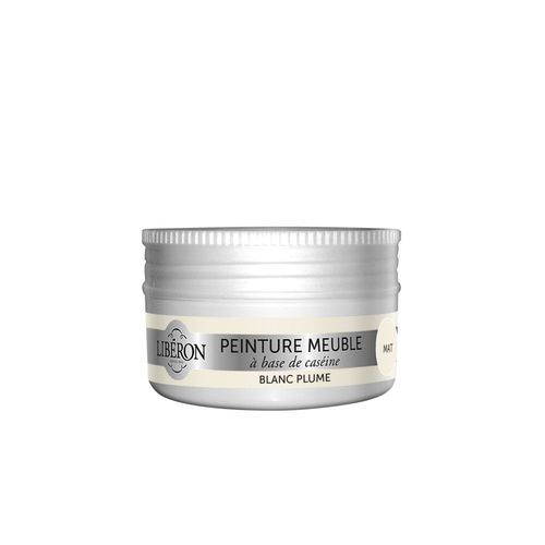 Peinture Meuble Caséine LIBÉRON 0.075L Blanc Plume