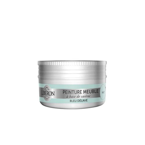 Peinture LIBÉRON Caséine Meuble Bleu Délavé 0,075L