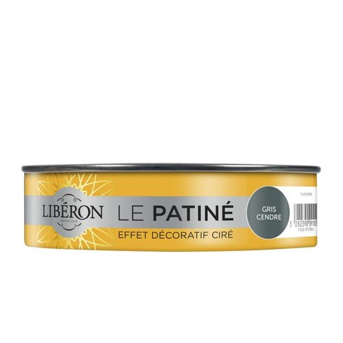 Peinture Effet Décoratif Ciré LIBÉRON Le Patiné Gris Cendré 150ml