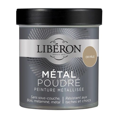Peinture Métallisée LIBÉRON Métal Poudré Mat Or Pale 0,5L