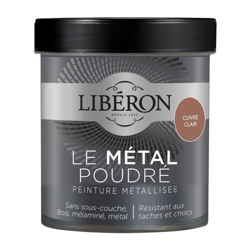 Peinture LIBÉRON Métal Poudré Mat Cuivre Clair 0,5L