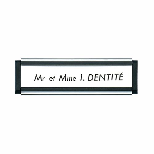 Porte-étiquette argent