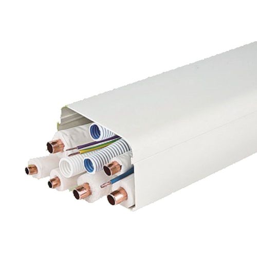 Goulotte Climatisation Rigide HBH 80x60mm Longueur 2m