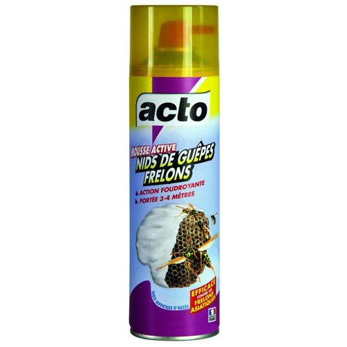 Aérosol Mousse Active Nids De Guêpes-Frelons ACTO