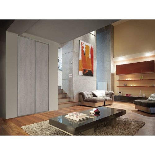 Kit 2 Vantaux OPTIMUM 250X180cm Chêne Cendré