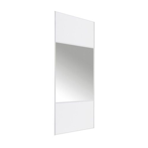 Vantail Optimum OPTISSIMES H.250 x L.90,8 cm blanc partition miroir